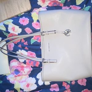 Gray Michael Kors Large Tote